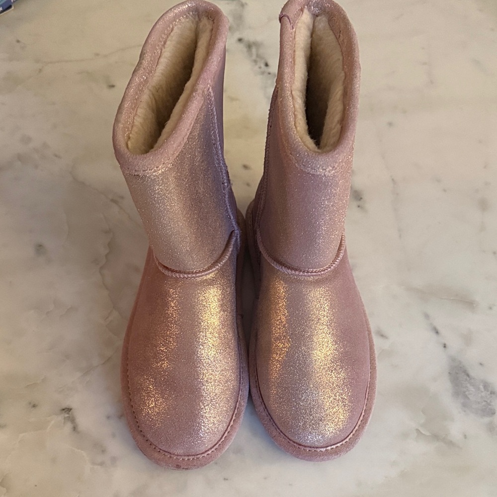 BearPaw Sparkling Pink Boots